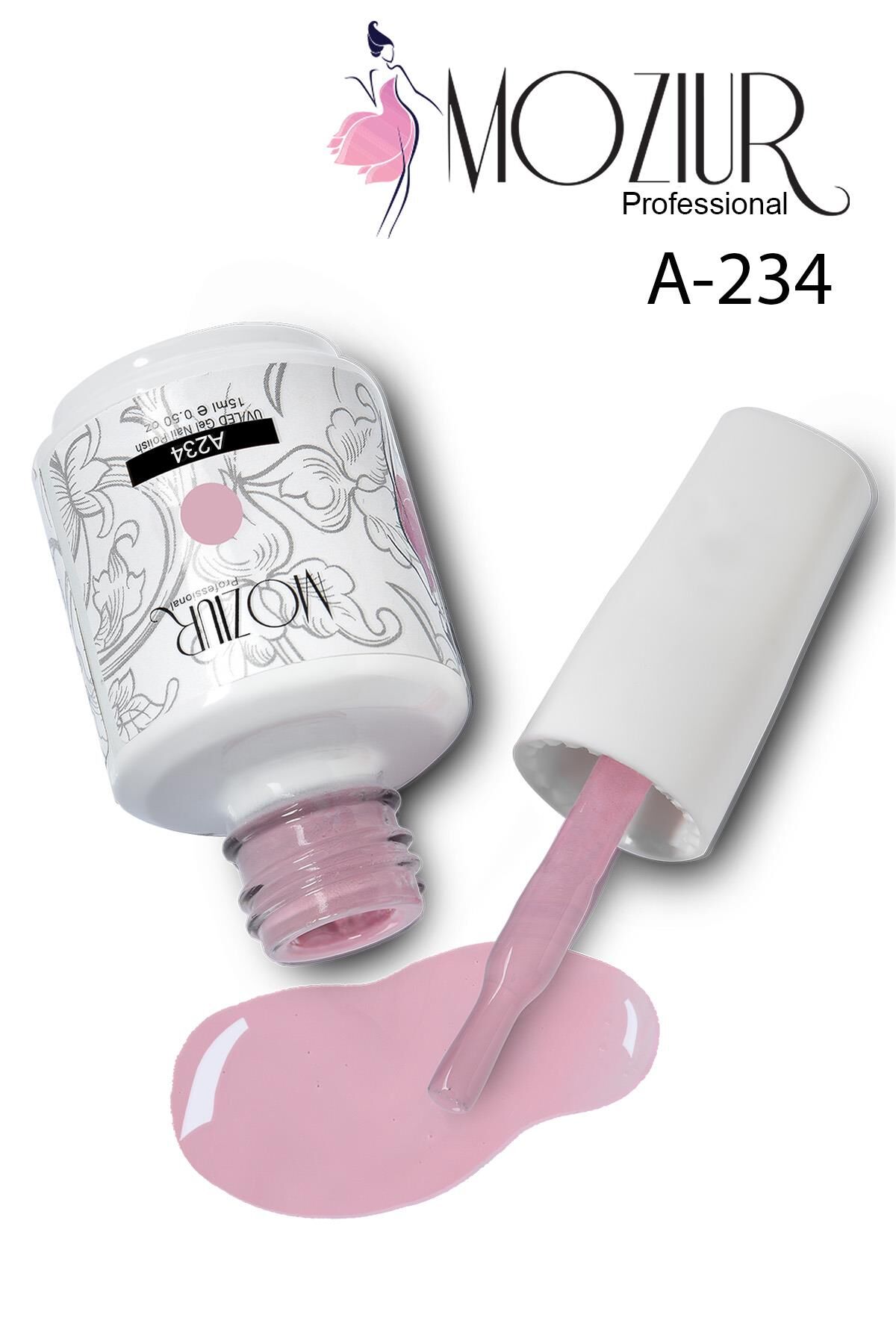 MOZIUR UV Led Kalıcı Oje 15ml A234