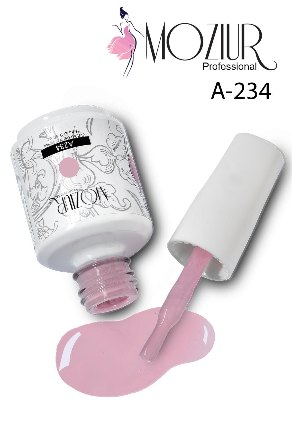 MOZIUR UV Led Kalıcı Oje 15ml A234