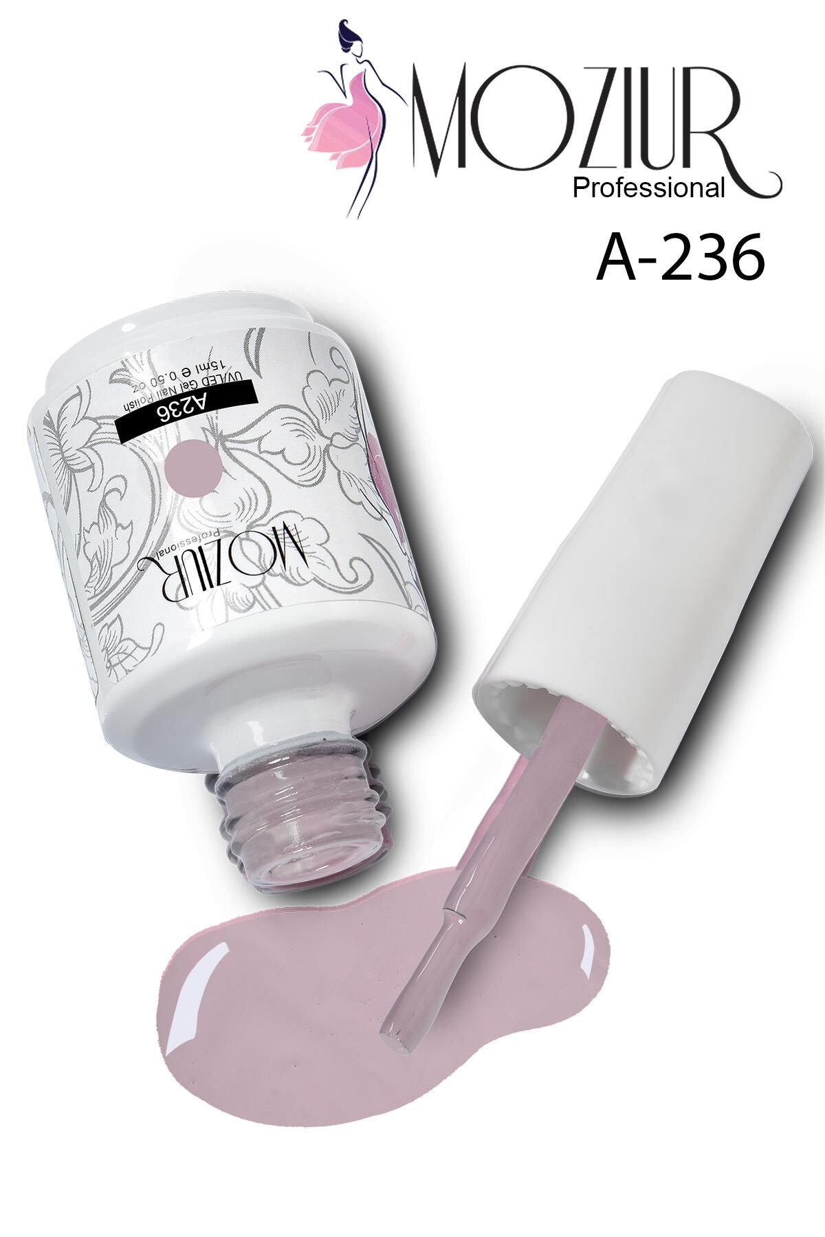 MOZIUR UV Led Kalıcı Oje 15ml A236