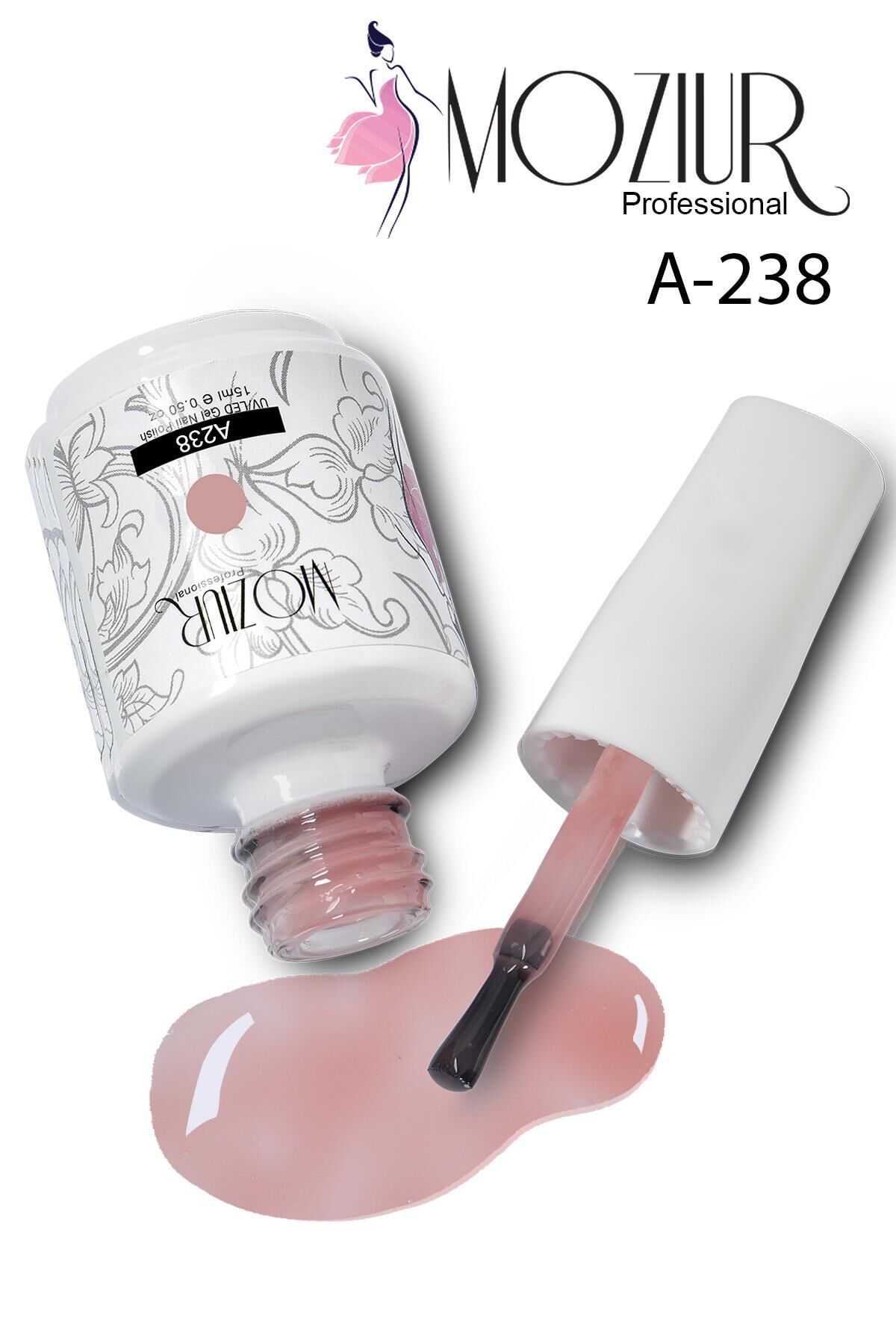 MOZIUR UV Led Kalıcı Oje 15ml A238