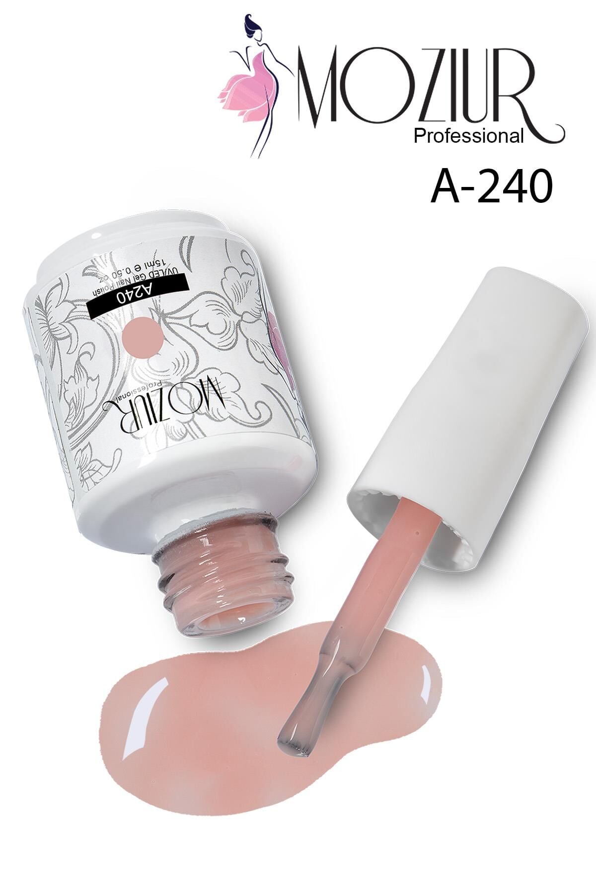 MOZIUR UV Led Kalıcı Oje 15ml A240