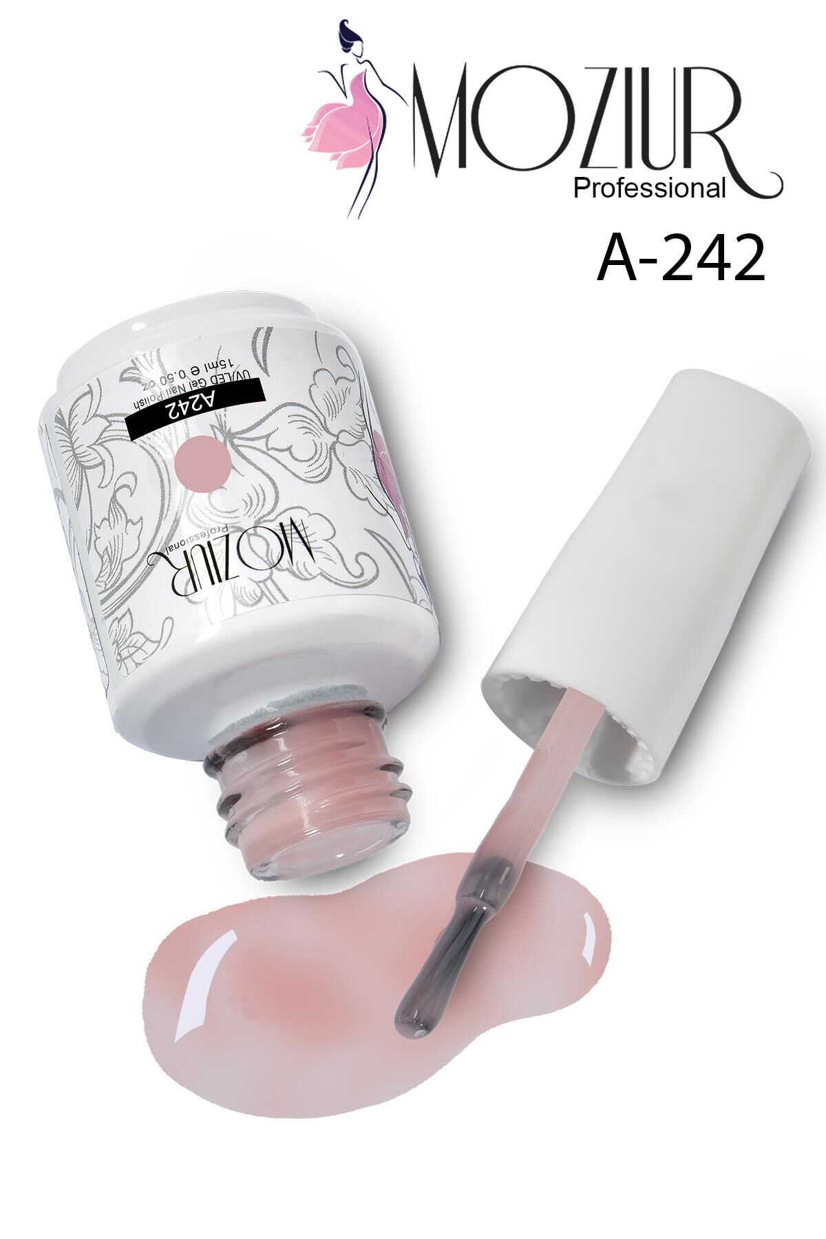 MOZIUR UV Led Kalıcı Oje 15ml A242