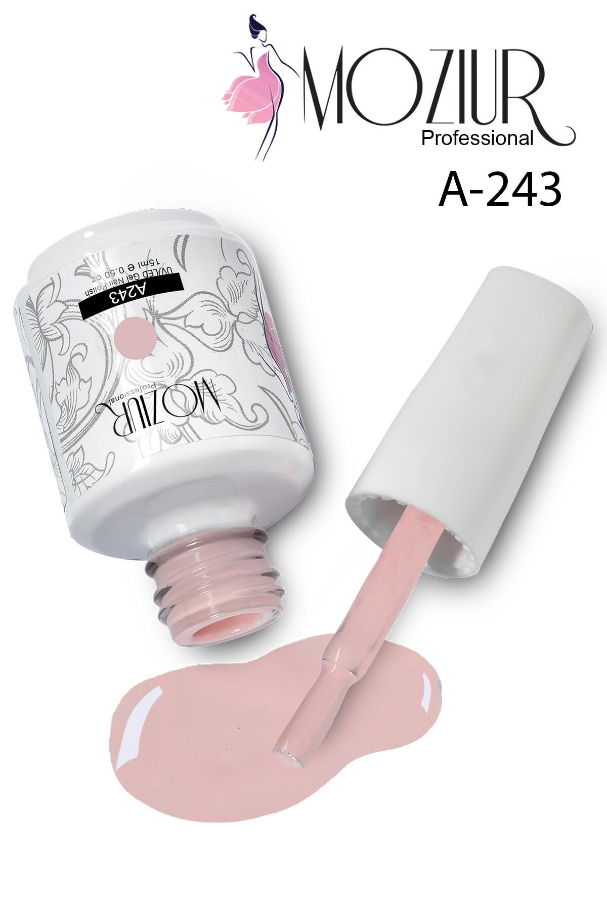 MOZIUR UV Led Kalıcı Oje 15ml A243