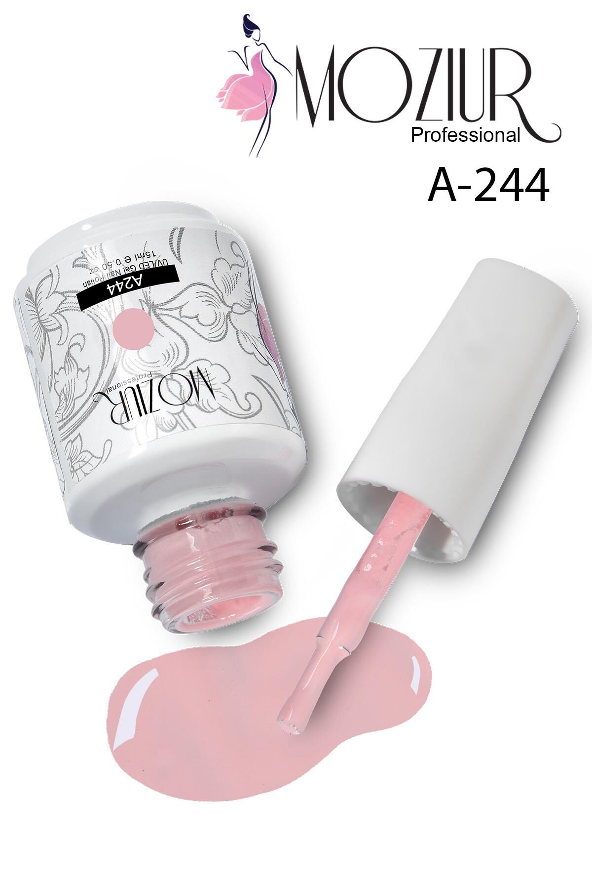 MOZIUR UV Led Kalıcı Oje 15ml A244