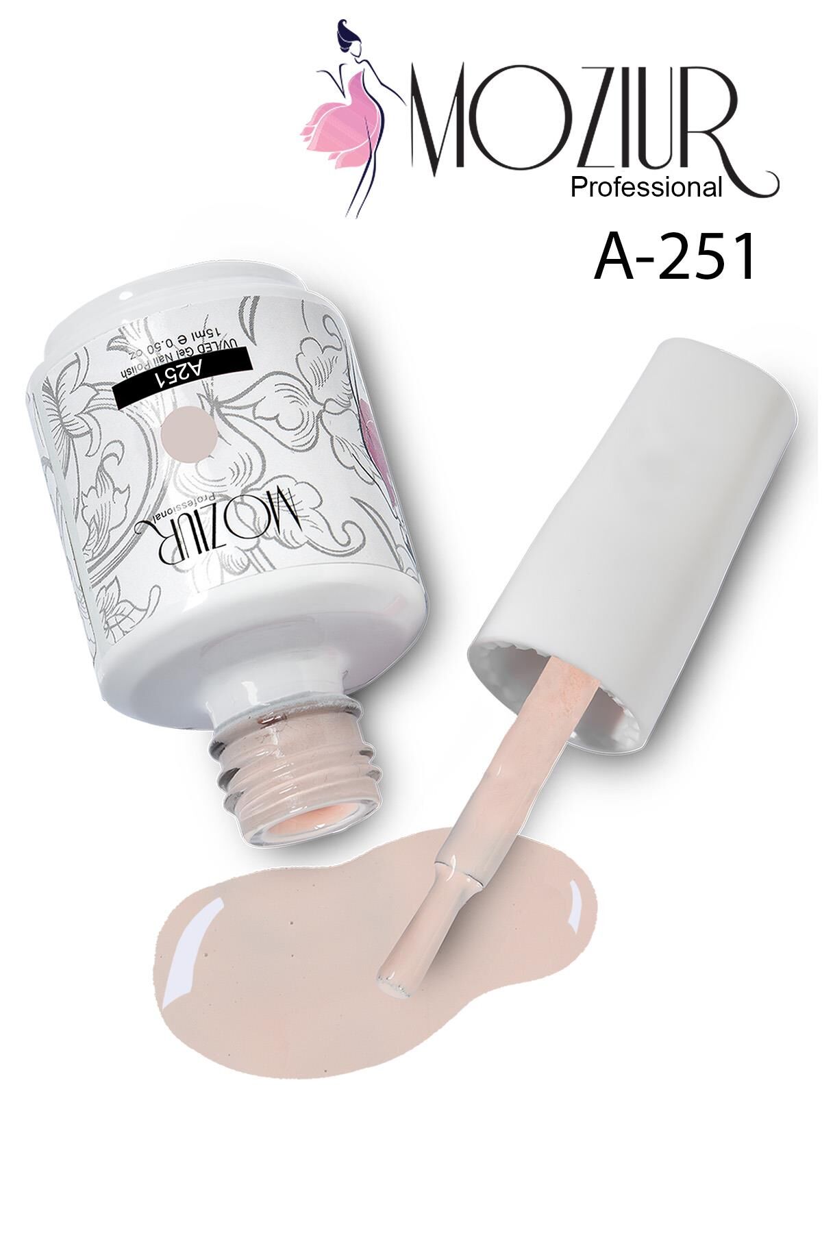 MOZIUR UV Led Kalıcı Oje 15ml A251
