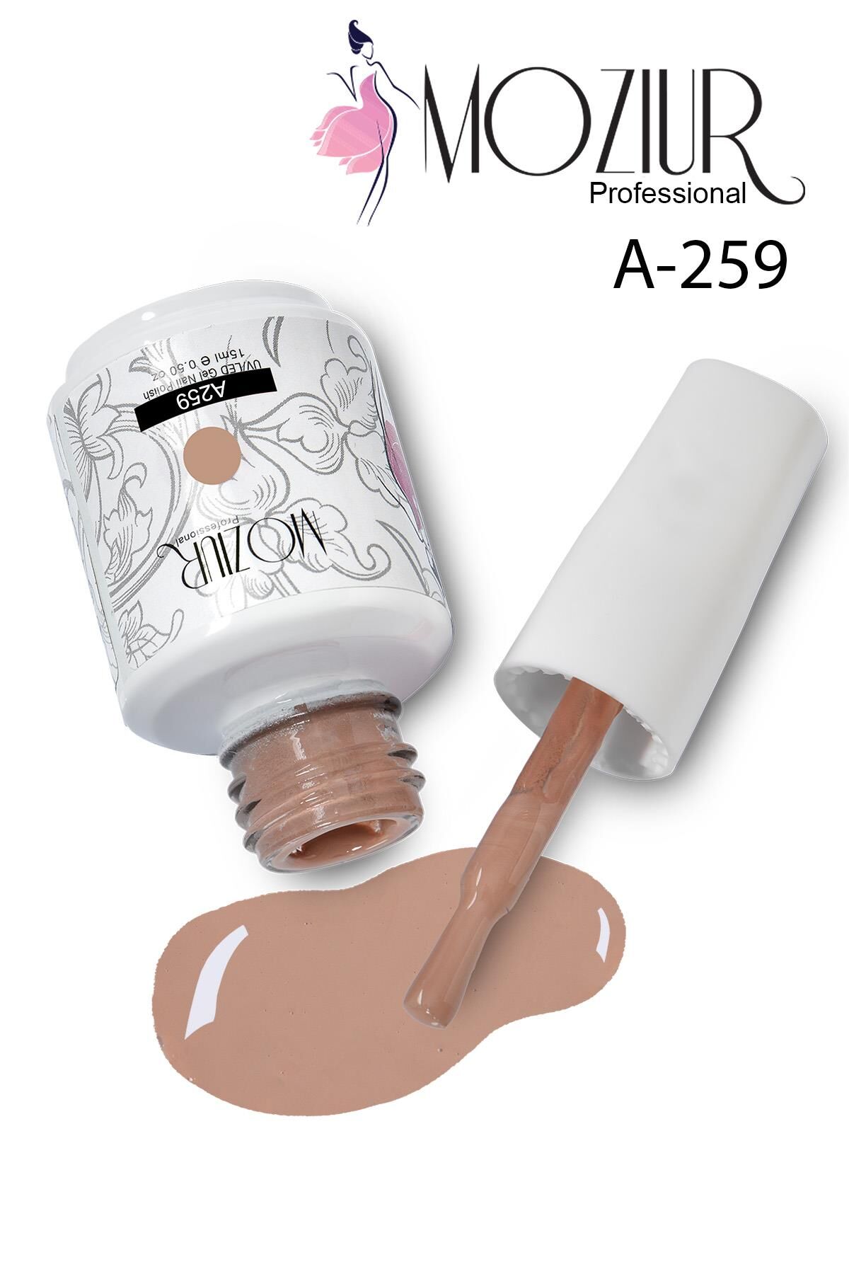 MOZIUR UV Led Kalıcı Oje 15ml A259