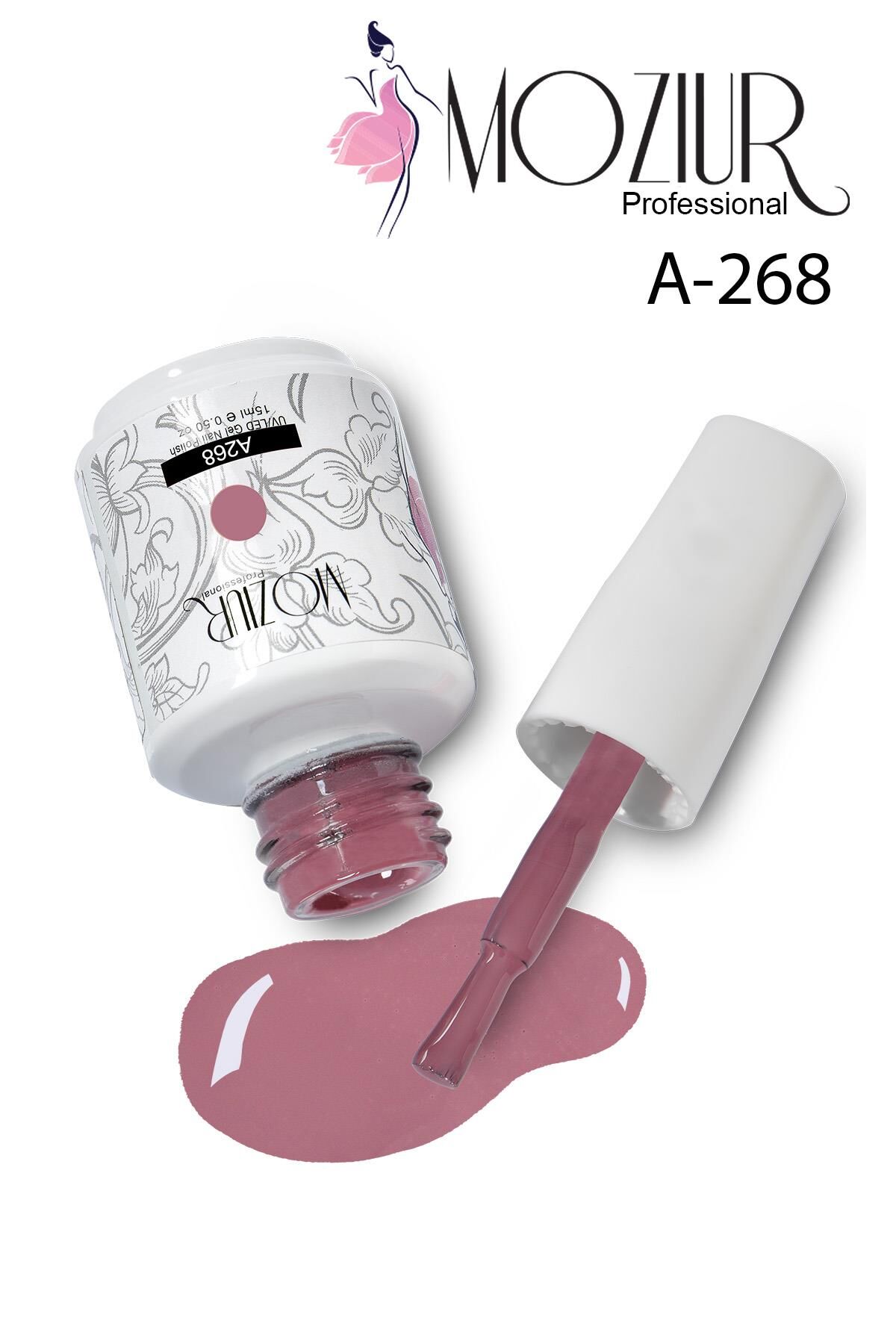 MOZIUR UV Led Kalıcı Oje 15ml A268