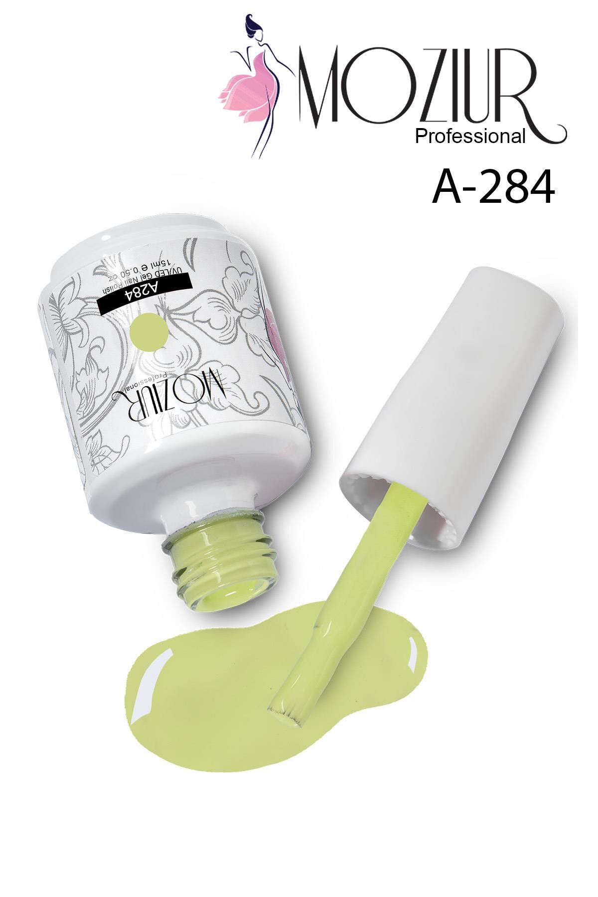 MOZIUR UV Led Kalıcı Oje 15ml A284 | Zerre İthalat