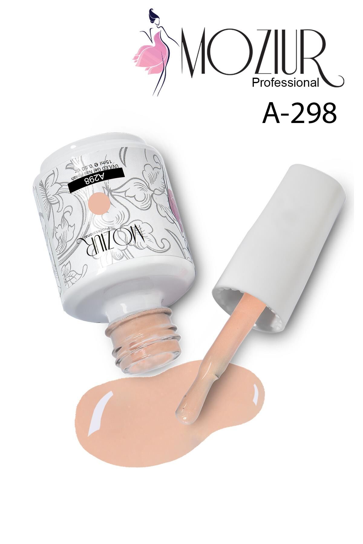 MOZIUR UV Led Kalıcı Oje 15ml A298
