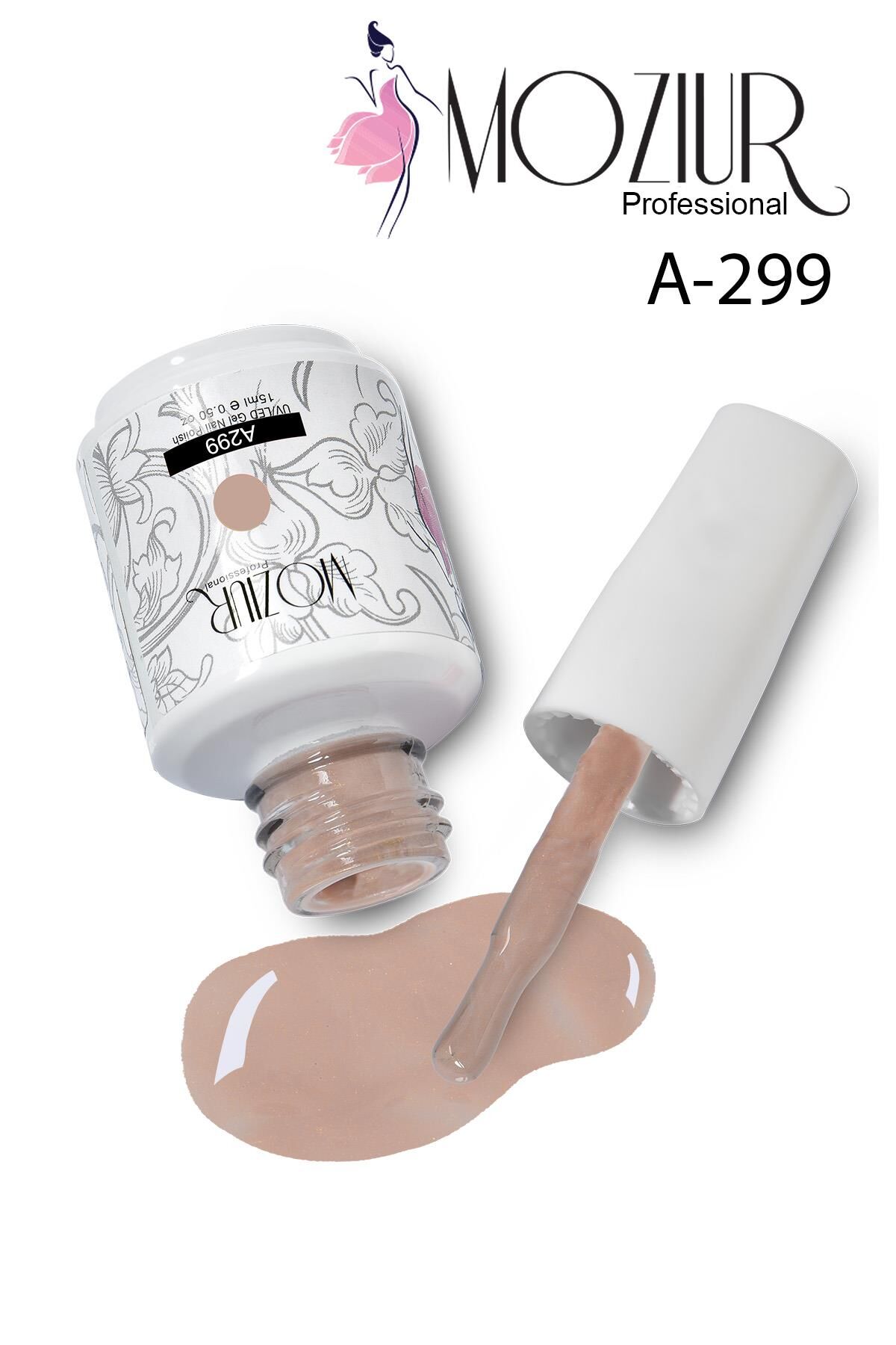 MOZIUR UV Led Kalıcı Oje 15ml A299