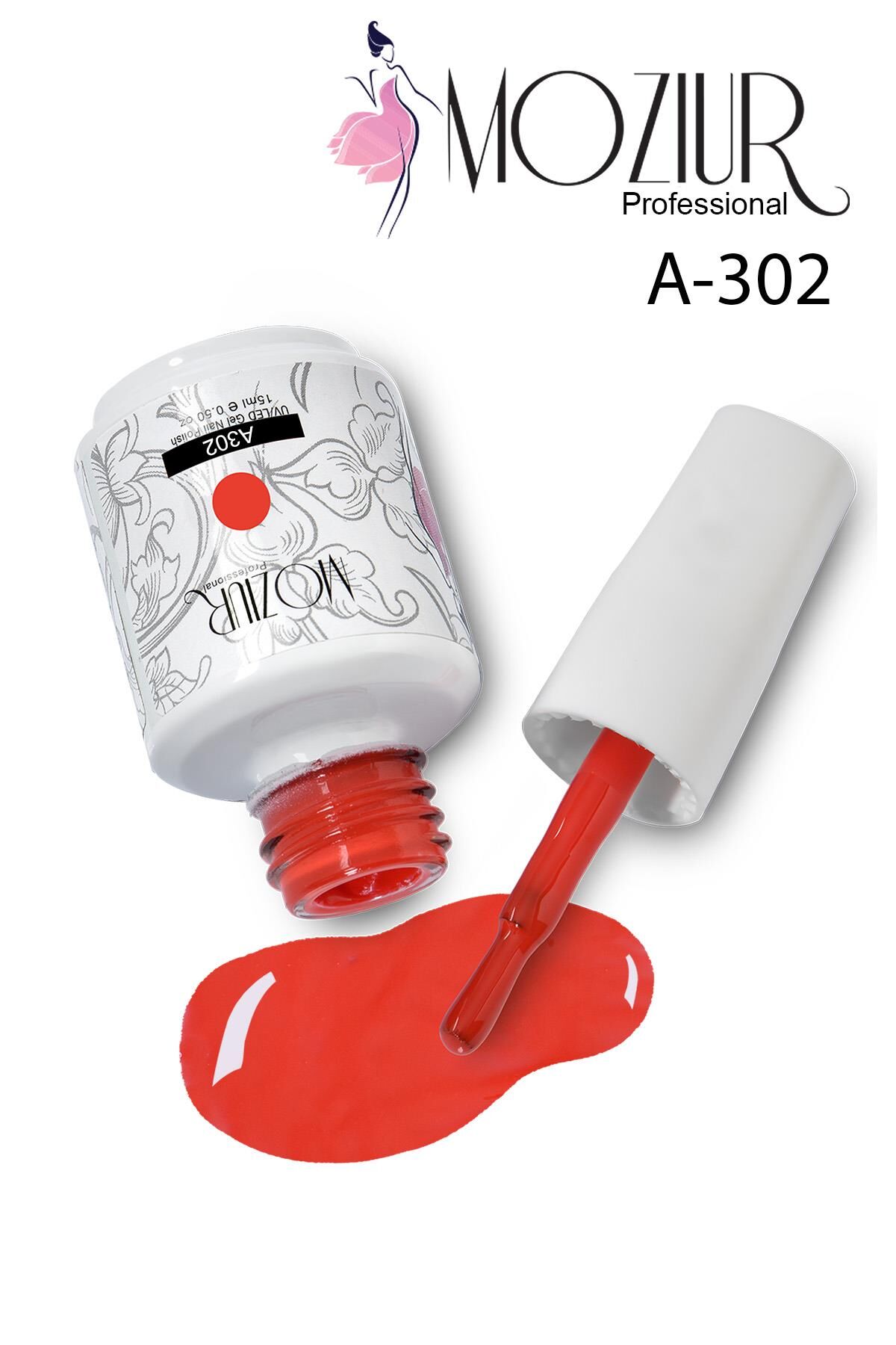 MOZIUR UV Led Kalıcı Oje 15ml A302