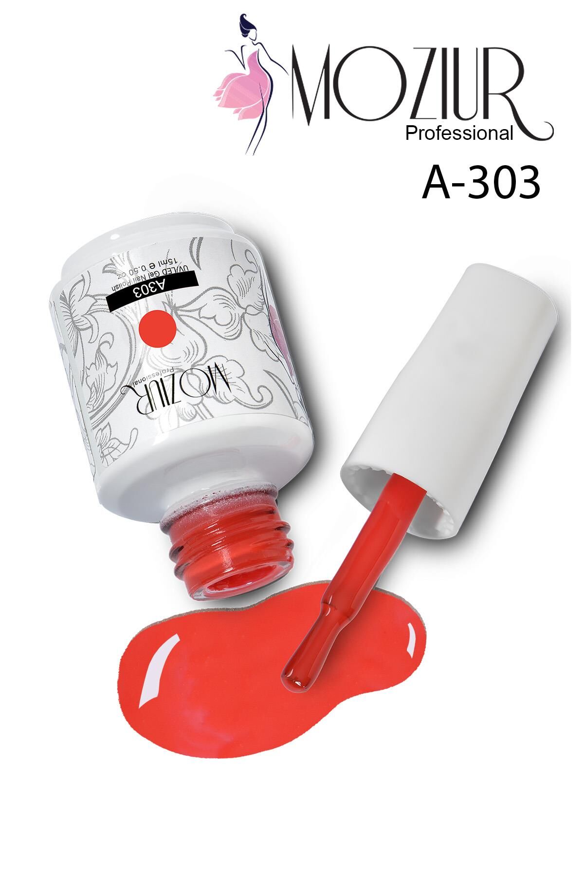 MOZIUR UV Led Kalıcı Oje 15ml A303