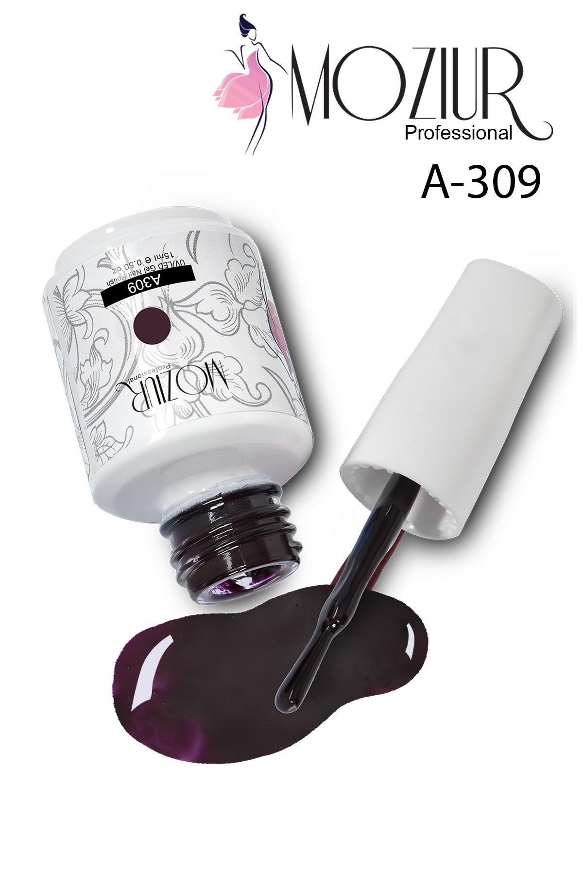 MOZIUR UV Led Kalıcı Oje 15ml A309