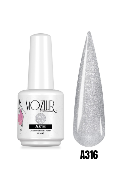 MOZIUR UV Led Kalıcı Oje 15ml A316