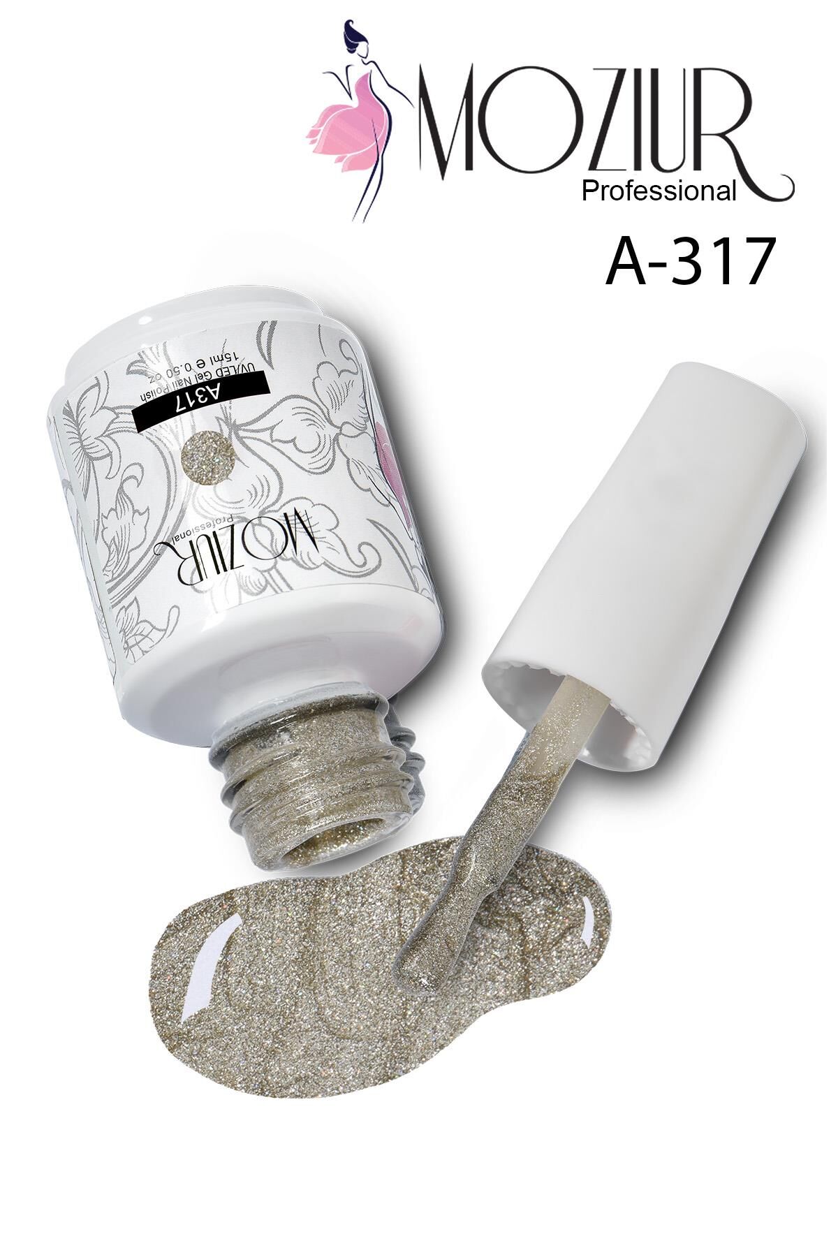 MOZIUR UV Led Kalıcı Oje 15ml A317