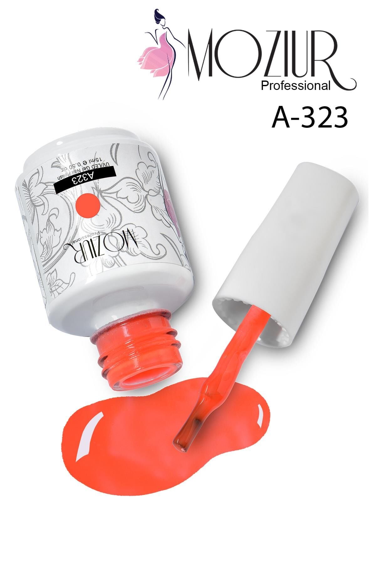 MOZIUR UV Led Kalıcı Oje 15ml A323