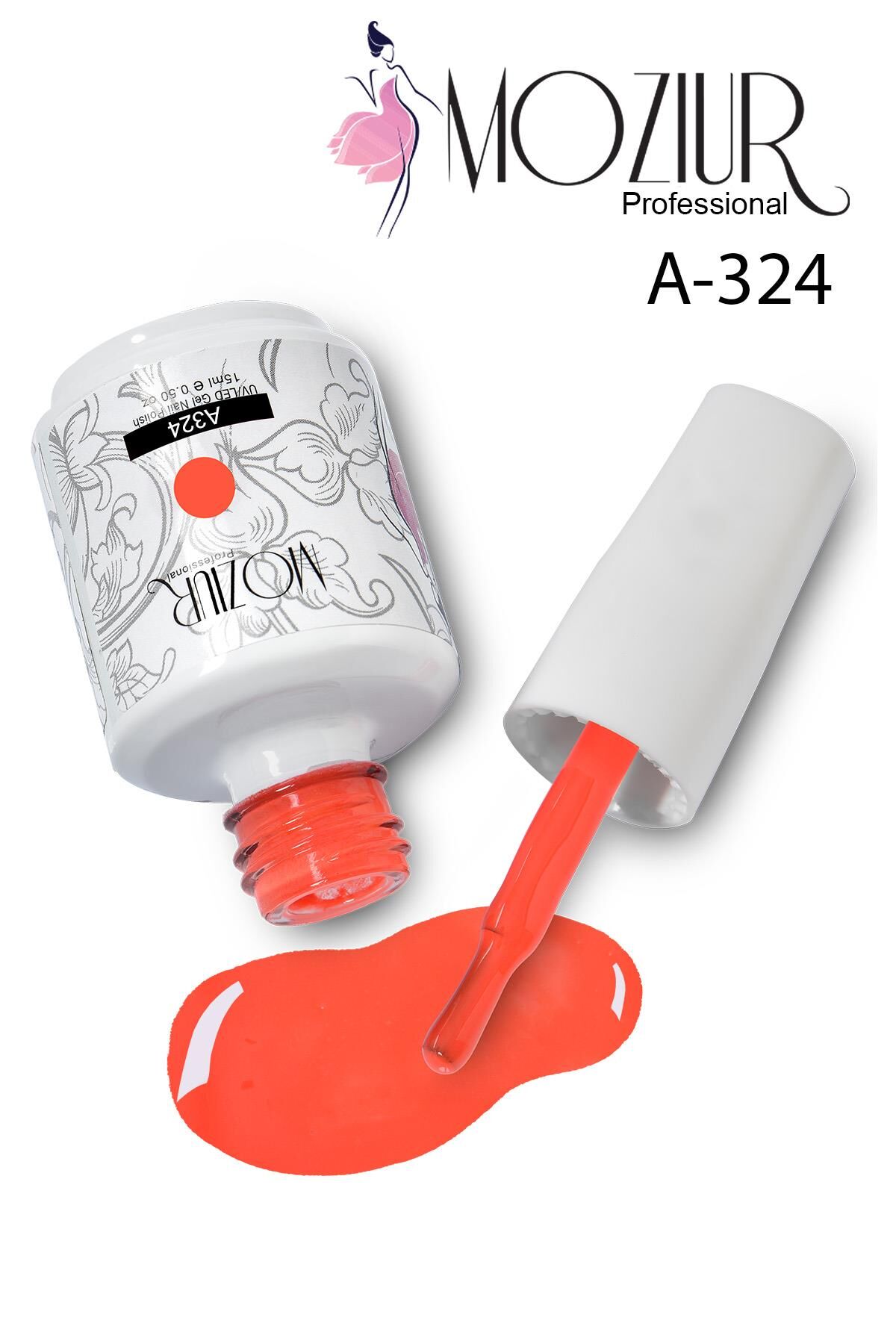 MOZIUR UV Led Kalıcı Oje 15ml A324