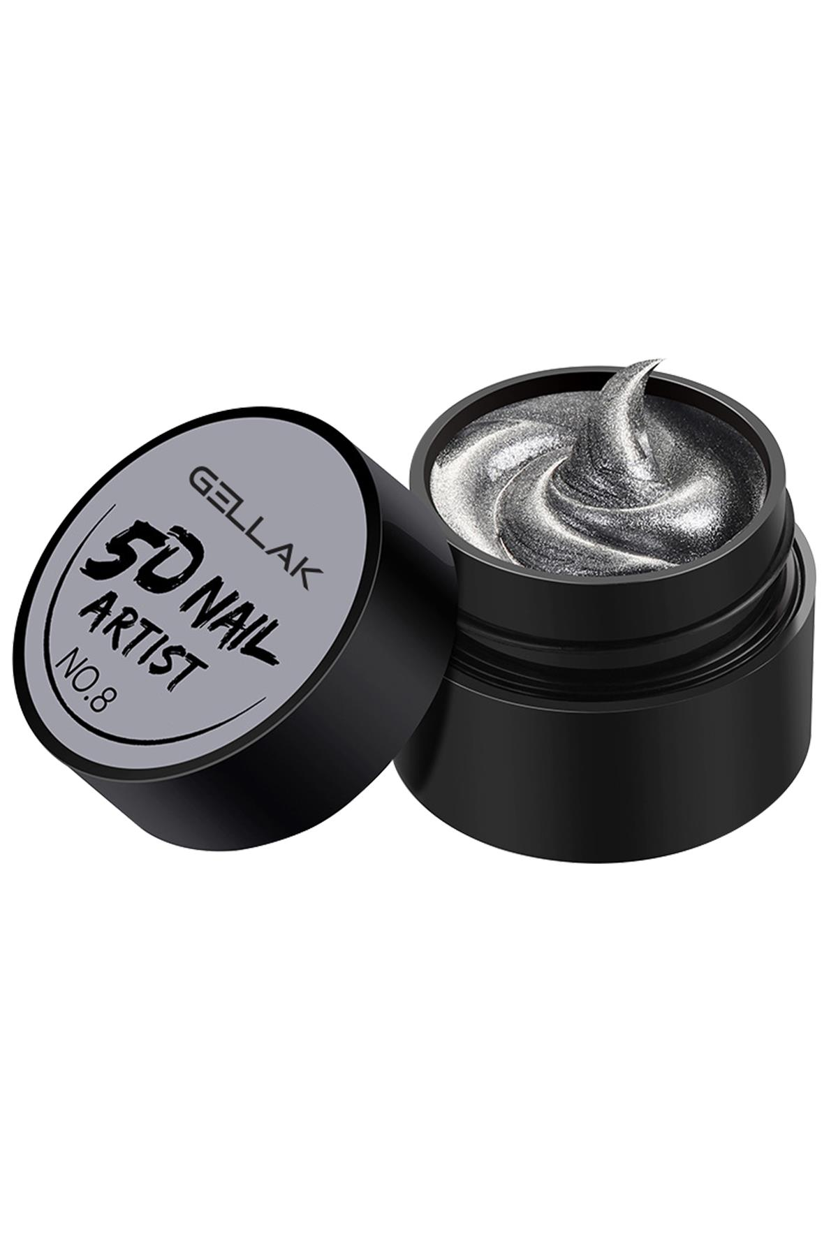 GELLAK 5D Nail Art Tırnak Süsleme Jeli 6ml 08