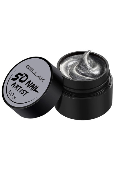 GELLAK 5D Nail Art Tırnak Süsleme Jeli 6ml 08