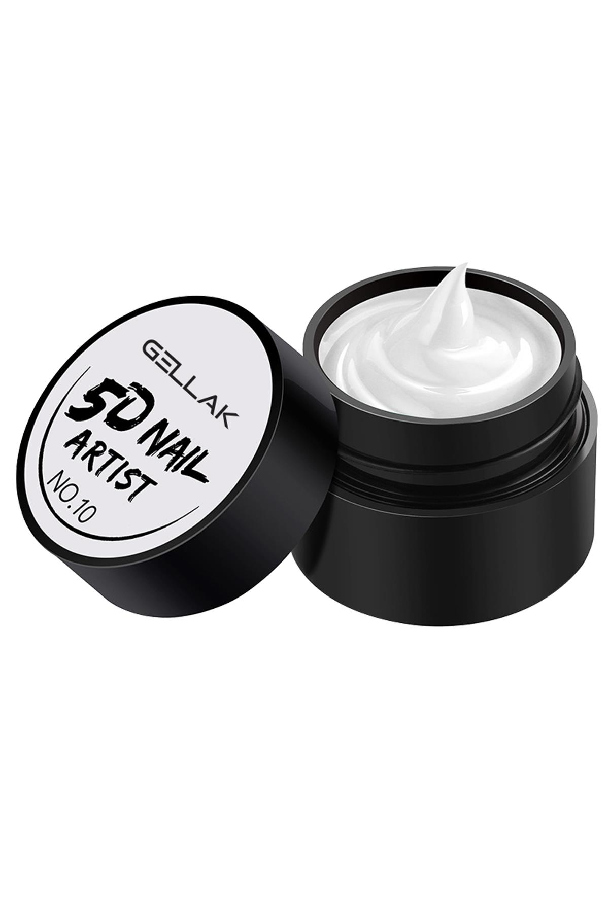 GELLAK 5D Nail Art Tırnak Süsleme Jeli 6ml 10