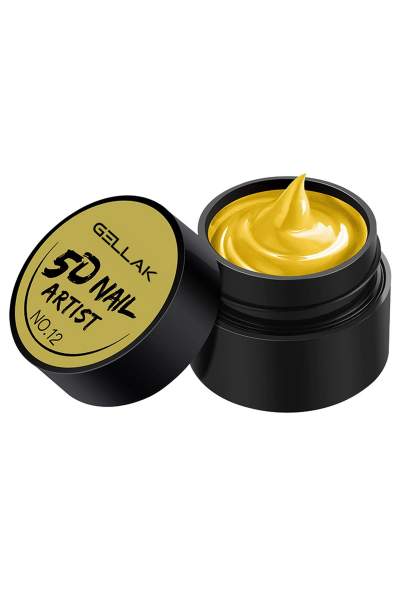 GELLAK 5D Nail Art Tırnak Süsleme Jeli 6ml 12