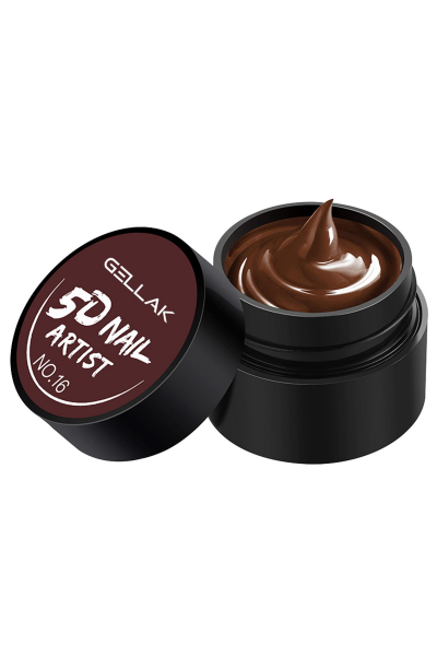 GELLAK 5D Nail Art Tırnak Süsleme Jeli 6ml 16