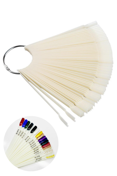 Kalıcı Oje için Anahtarlık Renk Kartelası 50'li