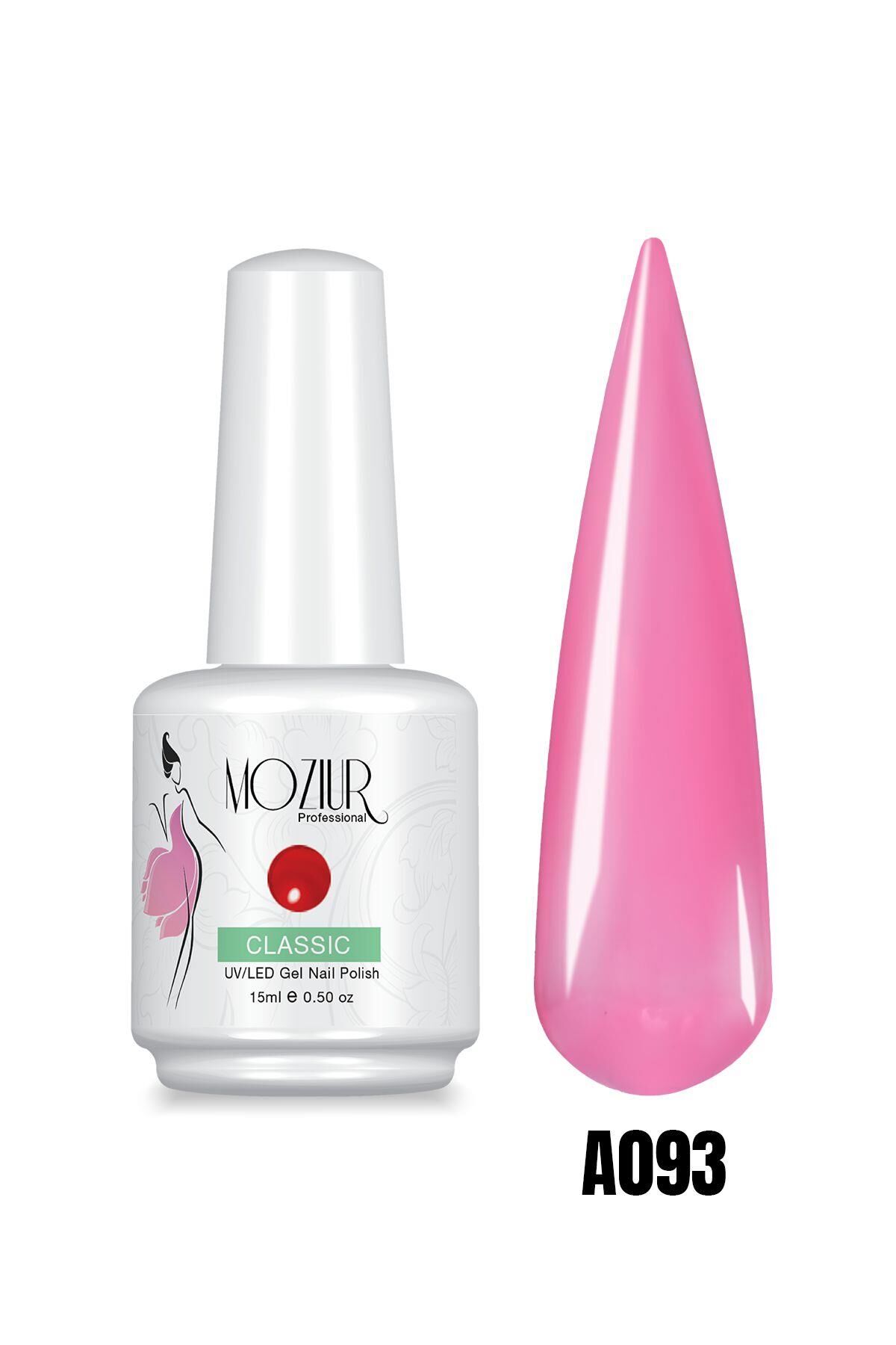 MOZIUR Professional Kalıcı Oje Şeffaf Seri 15ml A093