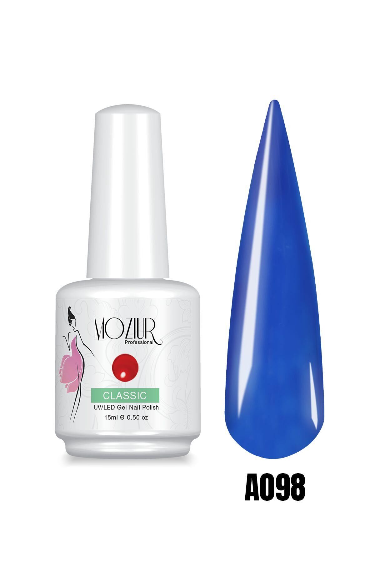 MOZIUR Professional Kalıcı Oje Şeffaf Seri 15ml A098