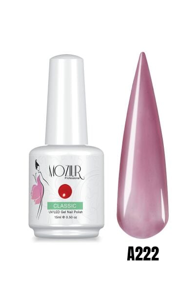 MOZIUR Professional Kalıcı Oje Şeffaf Seri 15ml A222