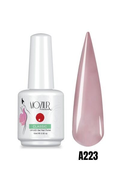 MOZIUR Professional Kalıcı Oje Şeffaf Seri 15ml A223