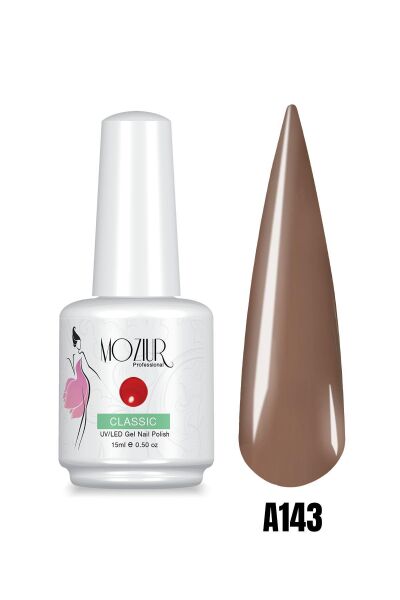 MOZIUR UV Led Kalıcı Oje 15ml KAHVE Serisi A143