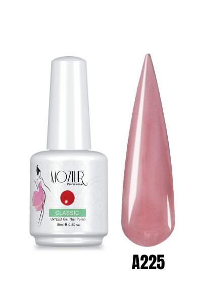 MOZIUR Professional Kalıcı Oje Şeffaf Seri 15ml A225
