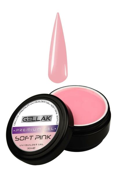 GELLAK Premium UV/Builder Jel 30ml Soft Pink