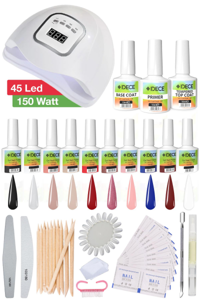 MAXİ Evde Kalıcı Oje Seti (10 ADET 10 ML KALICI OJE)