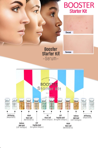 Lan Frost BB Glow Cilt Yenileyici Etkili Salmon DNA Gold Ampül 8ml