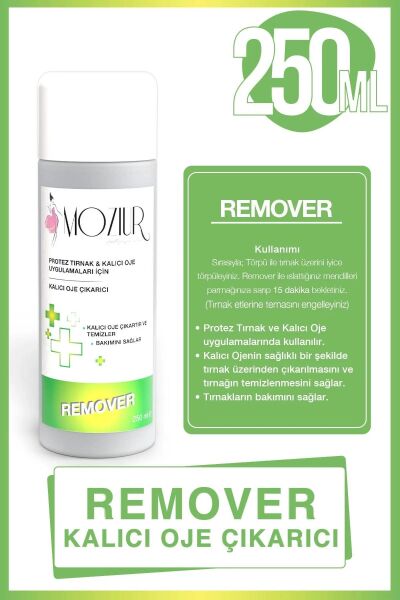 REMOVER Kalıcı Oje Çıkarıcı Sıvı 250 ml REMOVER