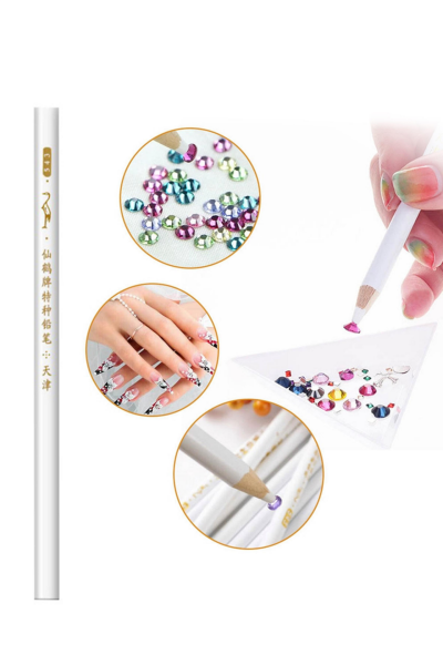 MOZIUR Nail Art - Tırnak Süsleme Taş Tutucu Mum Kalemi