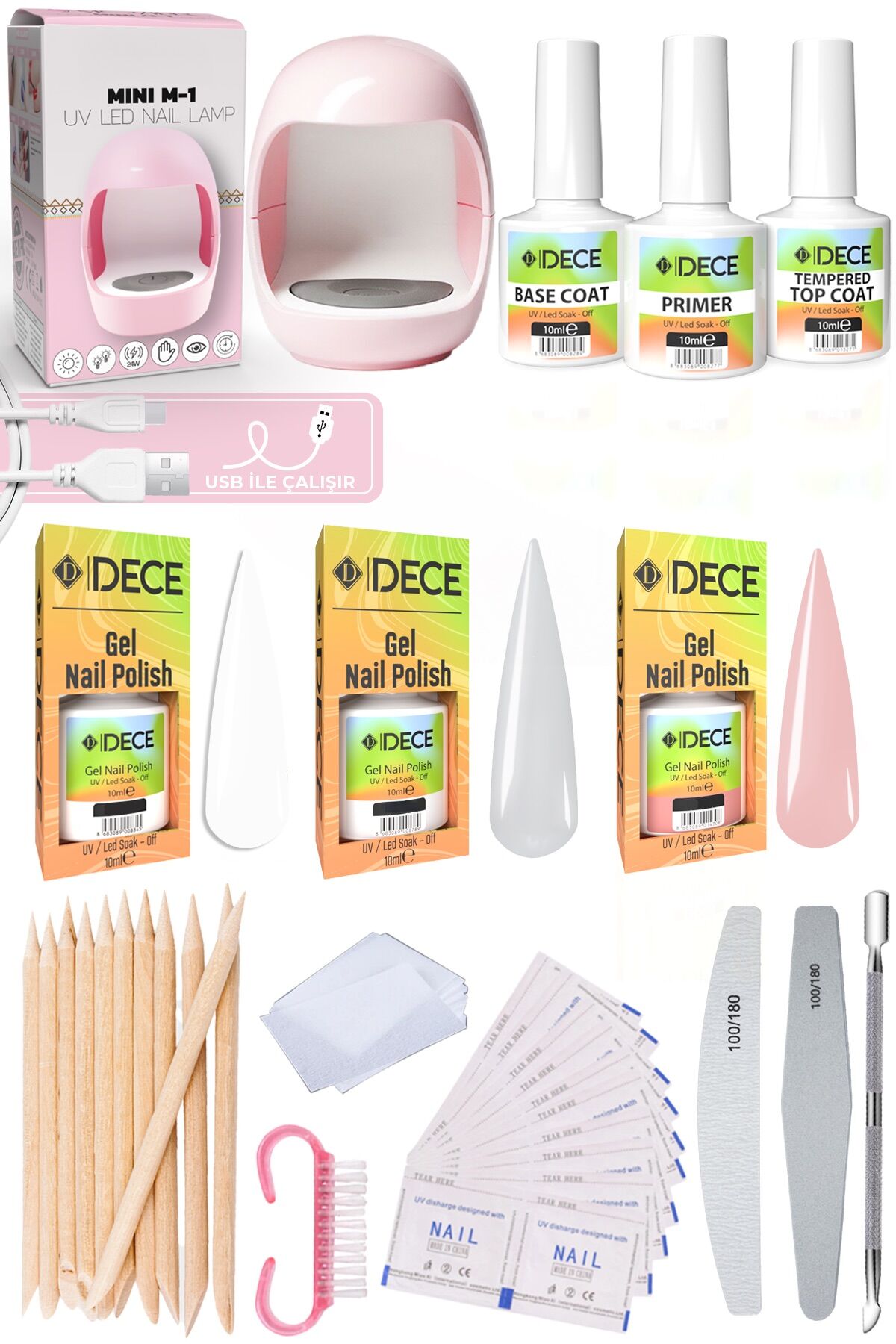 Dece Mini Kalıcı Oje Seti MİNİ SET-1