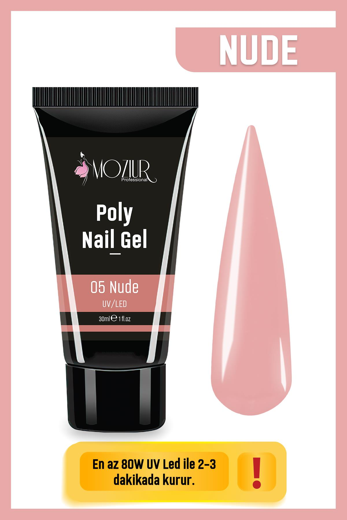 MOZIUR UV/LED Poly Jel 30ml Nude