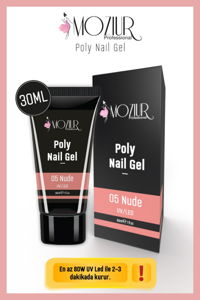MOZIUR UV/LED Poly Jel 30ml Nude