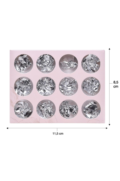 MOZIUR Tırnak Süsü Kırık Folyo Parça Folyo Sticker PF-2