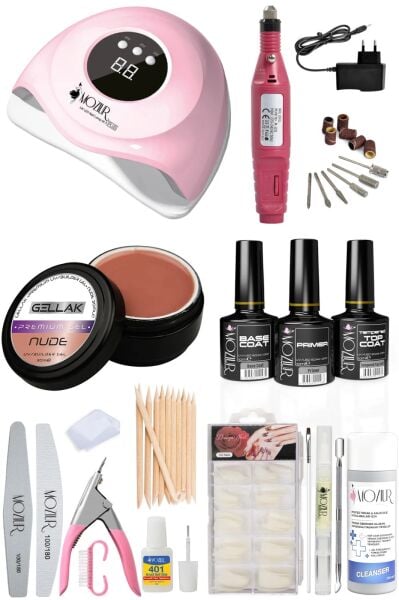 Evde Protez Tırnak Seti (BUILDER JEL-TİPS UYGULAMA)