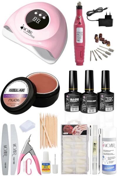 Evde Protez Tırnak Seti (BUILDER JEL-TİPS UYGULAMA)