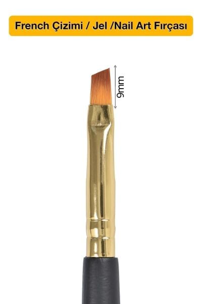 MOZIUR 7'li Lüks Kalıcı Oje ve Protez Tırnak Fırça Seti