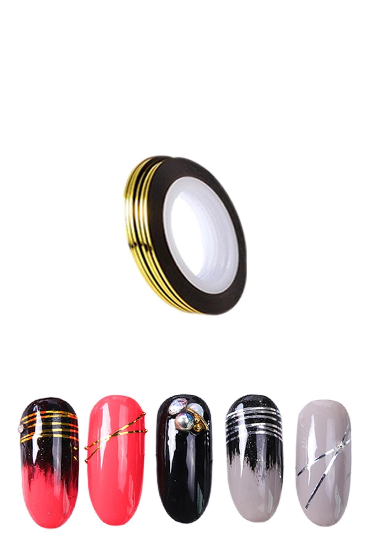 MOZIUR Tırnak Süsleme Şerit Çizgi