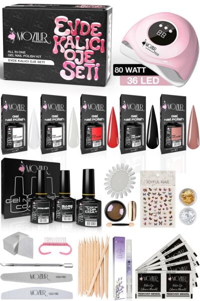 Evde Kalıcı Oje & Nail Art Seti EVDE KALICI OJE SETİ