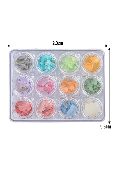 MOZIUR Deniz Kabuğu Tırnak Süsleme Nail Art