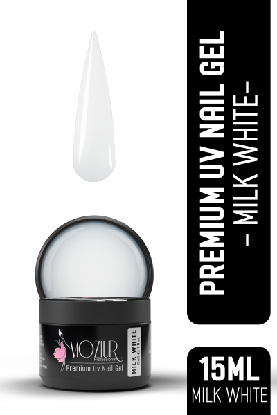 UV/ Builder Nail Jel Premium 15ml Milk White