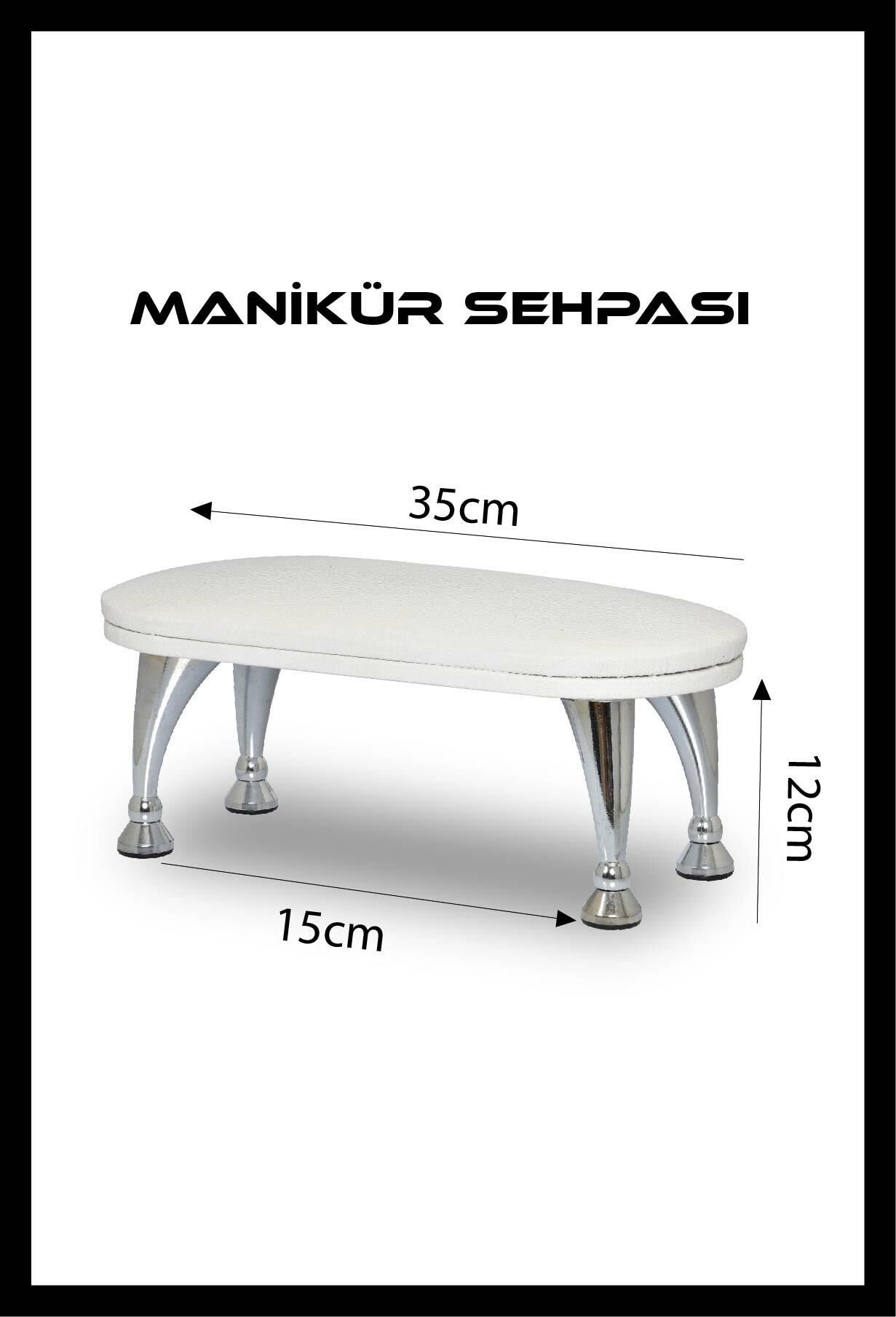 MOZIUR Manikür Sehpası Beyaz